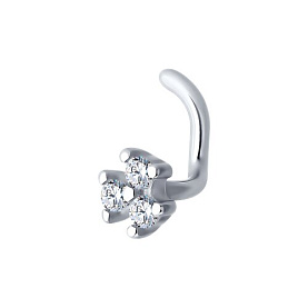 Пирсинг Diamant - Серебро 925, Фианит (арт. 94-160-02001-1)