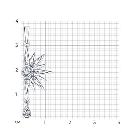 Подвеска Diamant - Серебро 925, Фианит (арт. 94-130-02103-1)