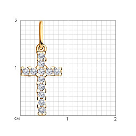 Подвеска SOKOLOV - Серебро 925, Фианит (арт. 93030423)