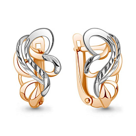 Серьги Аквамарин - Золото 375 (арт. 33598.8)