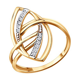 Кольцо Diamant - Золото 585, Фианит (арт. 51-110-01825-1)