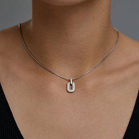 Подвеска SOKOLOV - Серебро 925, Фианит (арт. 94033388)