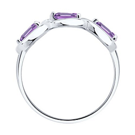 Кольцо SOKOLOV - Серебро 925, Аметист (арт. 92014908)