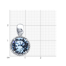 Подвеска Diamant - Серебро 925, Кристалл (арт. 94-130-00399-1)