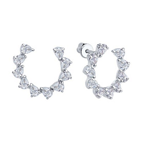 Серьги SOKOLOV - Серебро 925, Фианит (арт. 94026879)