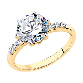 Кольцо SOKOLOV - Серебро 925, Фианит (арт. 93011079)