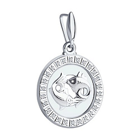 Подвеска SOKOLOV - Серебро 925, Фианит (арт. 94031394)