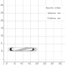 Кольцо Аквамарин - Серебро 925, Фианит (арт. 63497А.5)