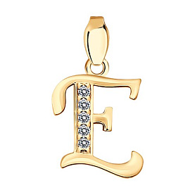 Подвеска SOKOLOV - Серебро 925, Фианит (арт. 93030533)