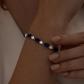 Браслет SOKOLOV - Серебро 925, Фианит (арт. 94051001)