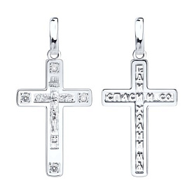 Подвеска SOKOLOV - Серебро 925, Фианит (арт. 94120162)