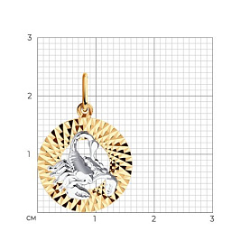 Подвеска SOKOLOV - Золото 585 (арт. 031384)