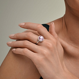 Кольцо Diamant - Серебро 925, Кристалл (арт. 94-110-00513-1)