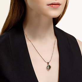 Подвеска SOKOLOV - Серебро 925, Кварц, Фианит (арт. 92030569)