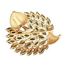 Брошь SOKOLOV - Серебро 925, Раухтопаз, Эмаль (арт. 92040071)