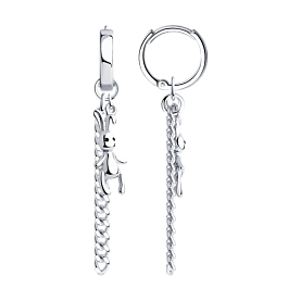 Серьги SOKOLOV - Серебро 925, Эмаль (арт. 94025702)