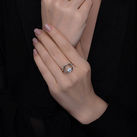 Кольцо SOKOLOV - Серебро 925, Топаз (арт. 92014559)