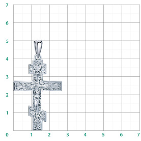 Подвеска Атолл - Серебро 925 (арт. 3318-925)
