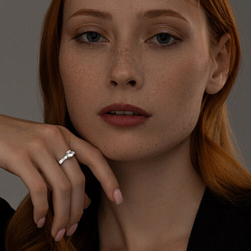 Кольцо SOKOLOV - Серебро 925, Фианит (арт. 94012521)