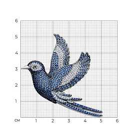 Брошь SOKOLOV - Серебро 925, Синтетическая шпинель, Фианит (арт. 94040301)