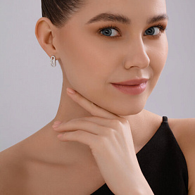 Серьги SOKOLOV - Серебро 925, Фианит (арт. 94026989)