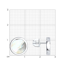 Серьги SOKOLOV - Серебро 925, Перламутр (арт. 83020481)