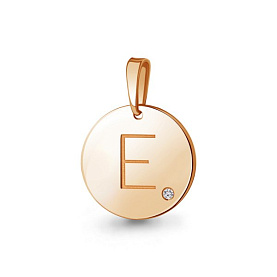 Подвеска Аквамарин - Серебро 925, Фианит (арт. 24600.6)