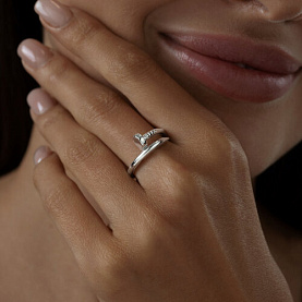 Кольцо Diamant - Серебро 925 (арт. 94-110-01831-1)