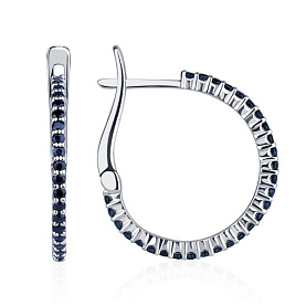 Серьги Platinum Lab. - Платина 950 (арт. ПС-022С-00)