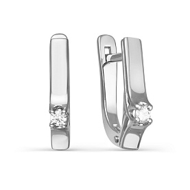 Серьги Дельта - Золото 585, Бриллиант (арт. БР120748)