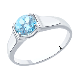 Кольцо Diamant - Серебро 925, Топаз (арт. 94-310-00628-1)