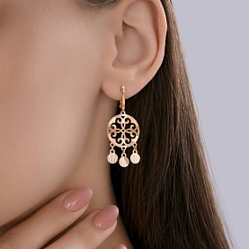 Серьги Diamant - Серебро 925 (арт. 93-121-00076-6)