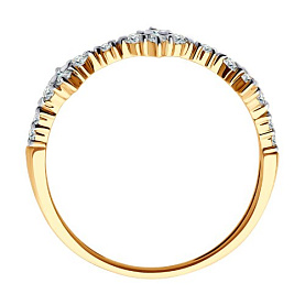 Кольцо Diamant - Золото 585, Фианит (арт. 51-110-02440-1)