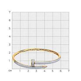 Браслет SOKOLOV - Серебро 925, Фианит (арт. 93050215)