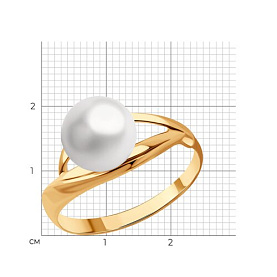 Кольцо SOKOLOV - Серебро 925, Жемчуг культивированный (арт. 92012146)