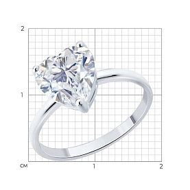 Кольцо SOKOLOV - Серебро 925, Фианит (арт. 94014402)