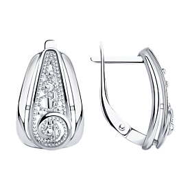 Серьги Diamant - Серебро 925 (арт. 94-120-00667-1)