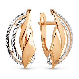 Серьги ЮФ Династия - Золото 585 (арт. 024442-1012)