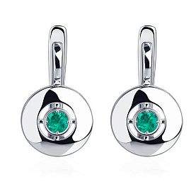 Серьги Platinum Lab. - Платина 950 (арт. ПС-033И-01)