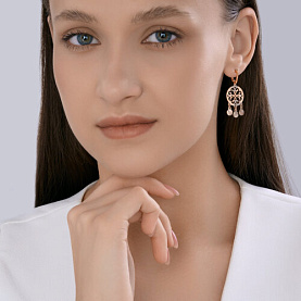 Серьги Diamant - Серебро 925 (арт. 93-121-00076-6)