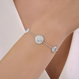 Браслет SOKOLOV - Серебро 925, Фианит (арт. 94051538)