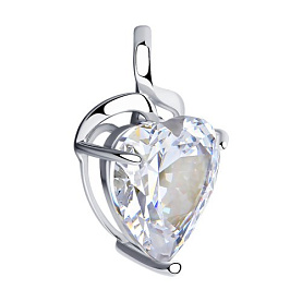 Подвеска SOKOLOV - Серебро 925, Фианит (арт. 94030161)