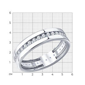Кольцо Diamant - Серебро 925, Фианит (арт. 94-110-00136-1)