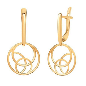 Серьги Атолл - Золото 585 (арт. 22098)