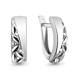 Серьги Аквамарин - Серебро 925 (арт. 34055.5)