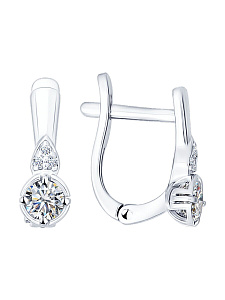 Серьги SOKOLOV - Серебро 925, Фианит (арт. 94025660)