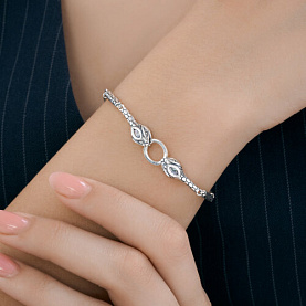 Браслет SOKOLOV - Серебро 925, Фианит (арт. 95050064)