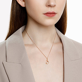 Подвеска SOKOLOV - Золото 585, Фианит (арт. 030052)