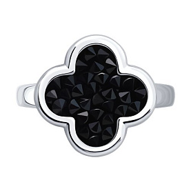 Кольцо Diamant - Серебро 925, Кристальная ткань (арт. 94-110-02342-1)