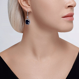 Серьги SOKOLOV - Серебро 925, Фианит (арт. 94025884)